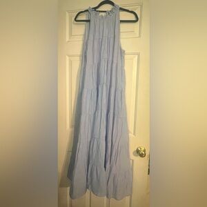 Aura M Sky Blue Maxi Skirt-New/Never Worn